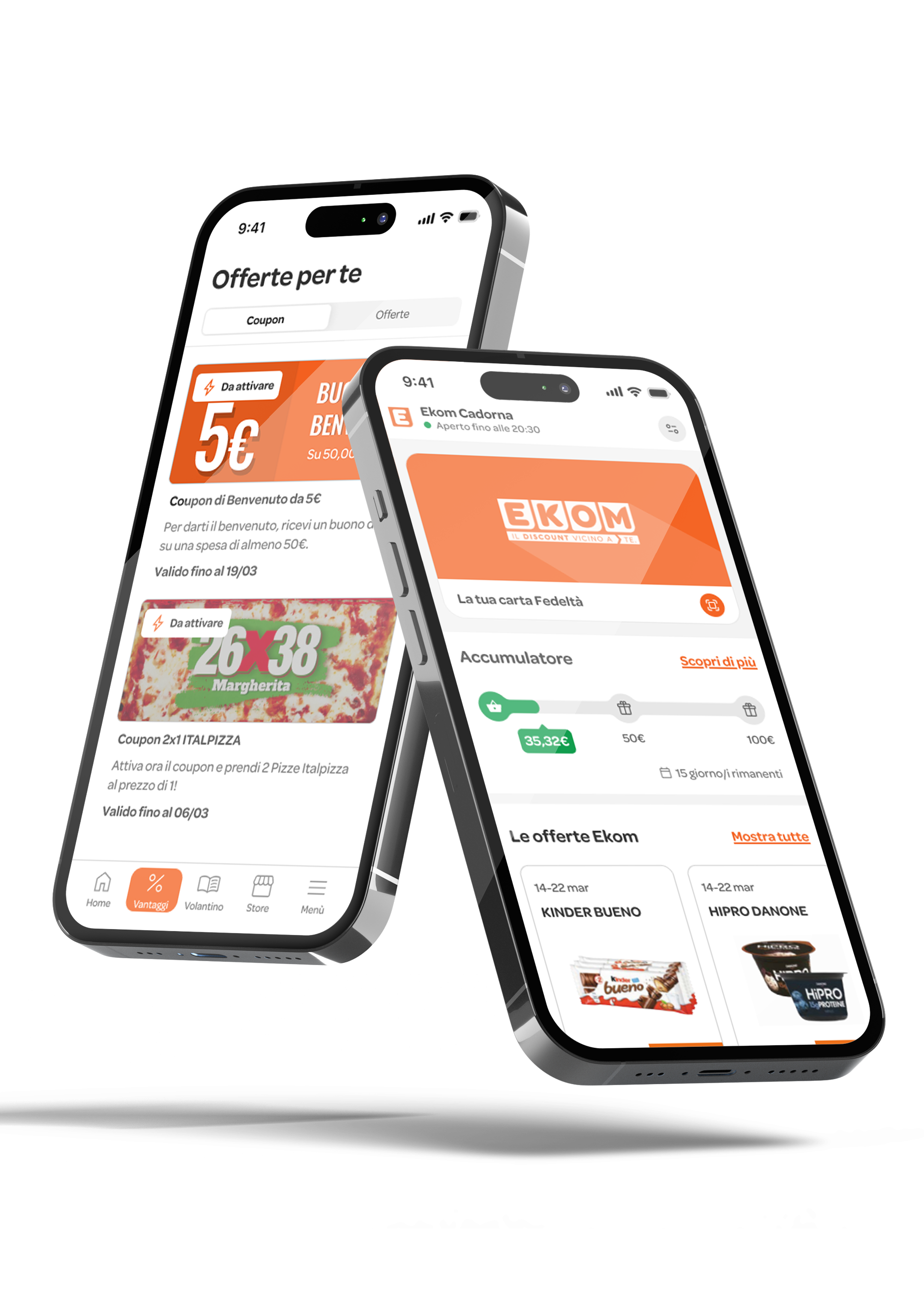 EKOM UP App on Phones