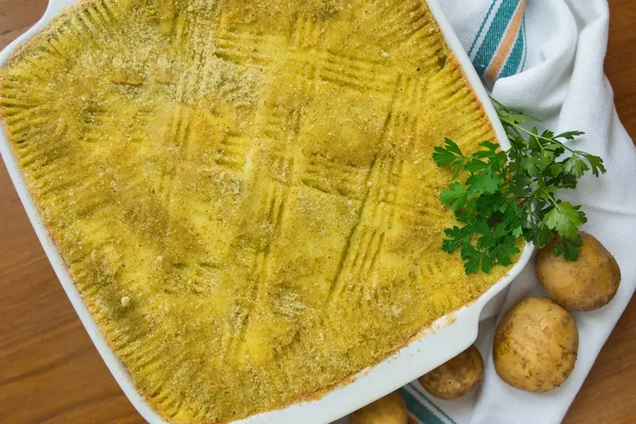 Sformato di patate, zucchine e provola